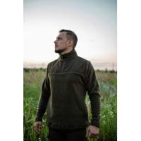 Куртка флисовая однотонная